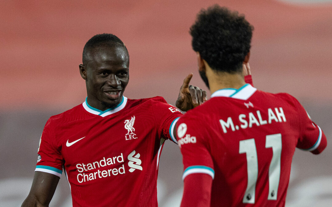 Sadio Mane and Mohammed Salah Both Score for Liverpool Before Heading to the 2021 AFCON